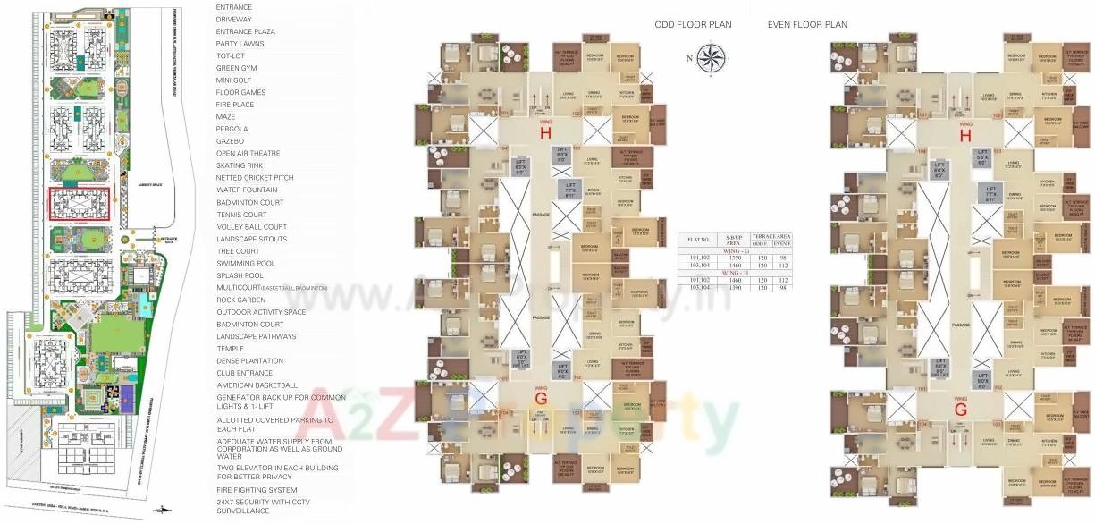 Layout of real estate project Jayanti Nagari Vii  J located at Besa, Nagpur, Maharashtra