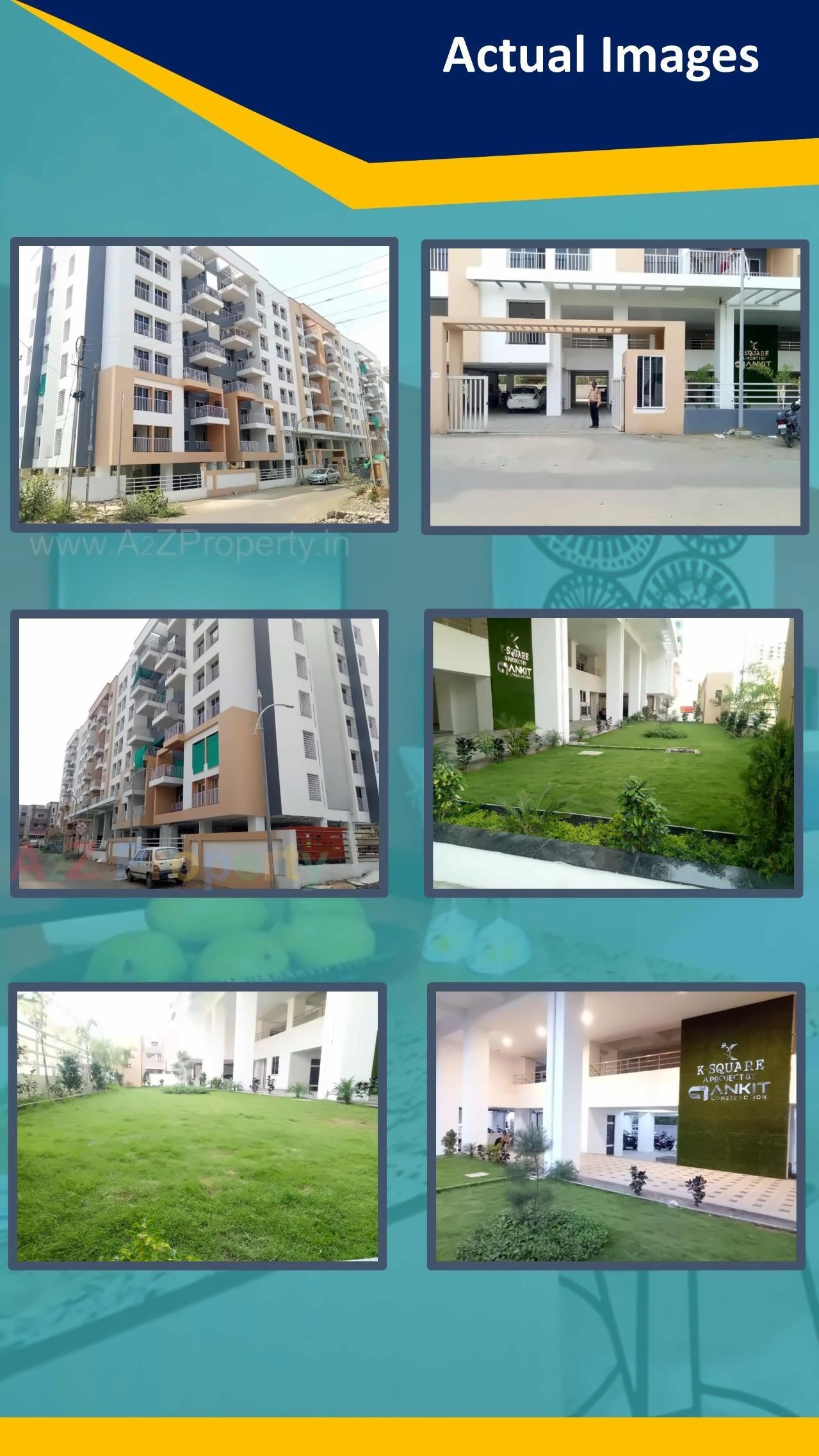 3D Elevation of real estate project K Square Apartments located at Nagpur-m-corp, Nagpur, Maharashtra