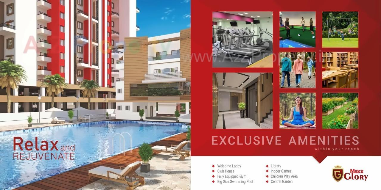 3D Elevation of real estate project Maxx Glory located at Beltarodi, Nagpur, Maharashtra