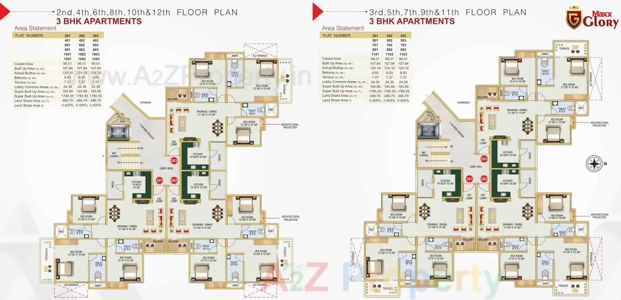 Layout of real estate project Maxx Glory located at Beltarodi, Nagpur, Maharashtra