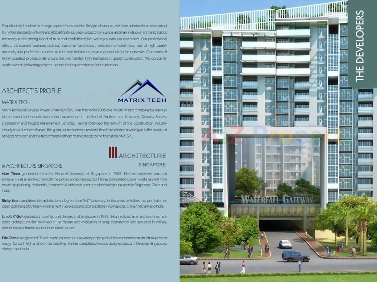 3D Elevation of real estate project Moraj Waterfall Gateway River Block located at Khapari, Nagpur, Maharashtra