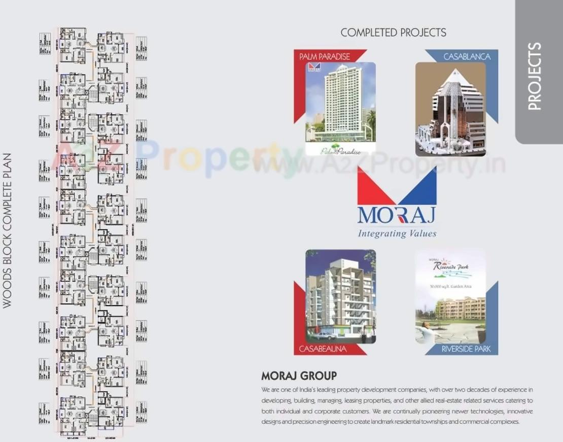 Layout of real estate project Moraj Waterfall Gateway River Block located at Khapari, Nagpur, Maharashtra