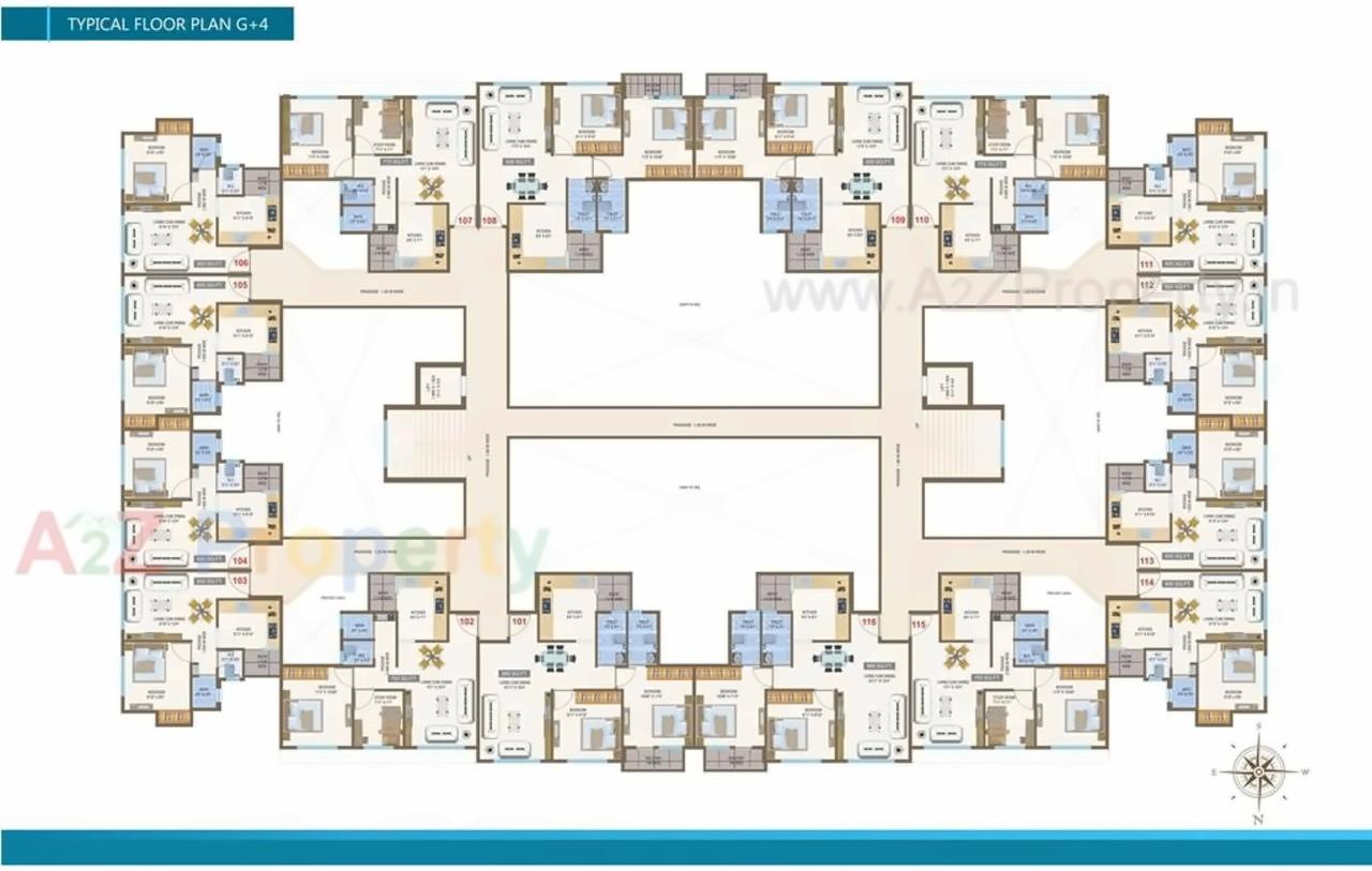 Layout of real estate project Morya Lotus located at Butibori, Nagpur, Maharashtra