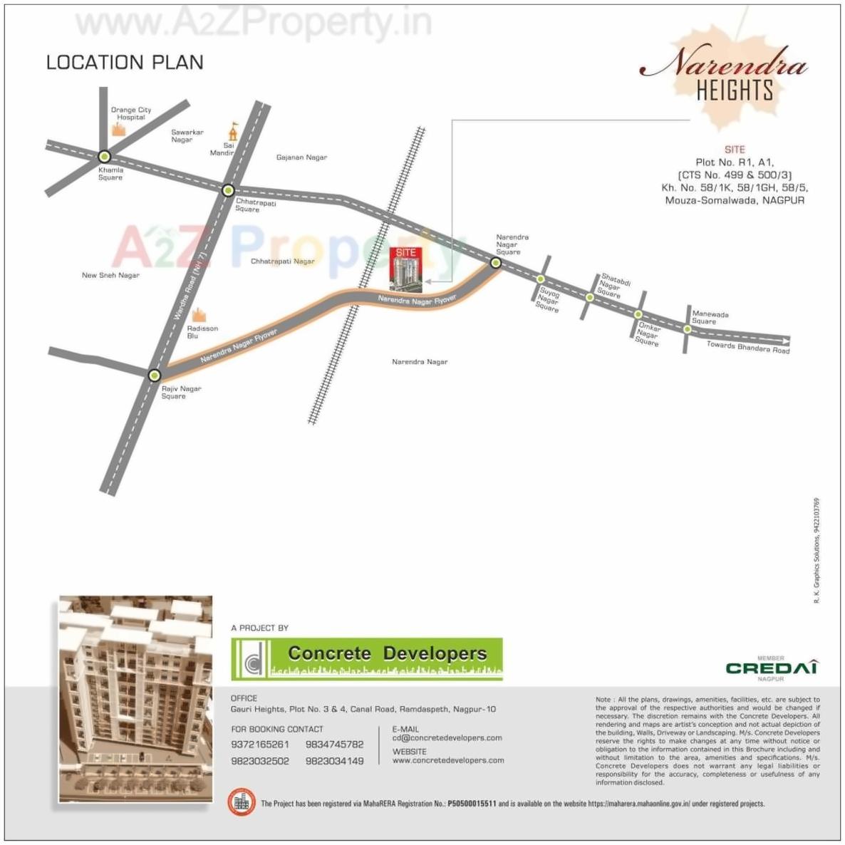 of real estate project Narendra Heights located at Nagpur-urban, Nagpur, Maharashtra