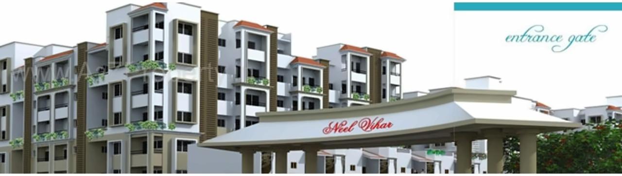 3D Elevation of real estate project Neel Vihar located at Nagpur-m-corp, Nagpur, Maharashtra