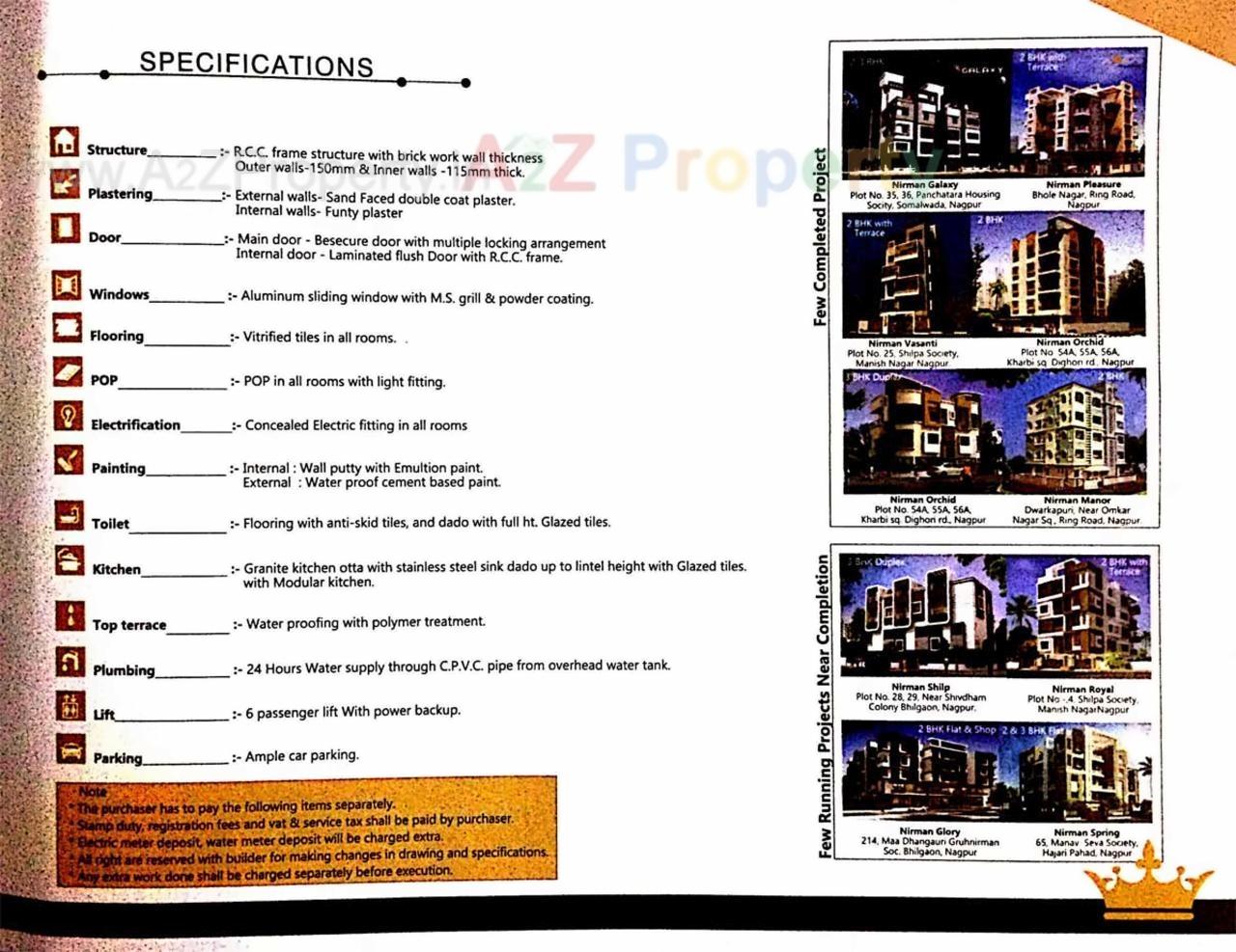  of real estate project Nirman Crown located at Nagpur-m-corp, Nagpur, Maharashtra