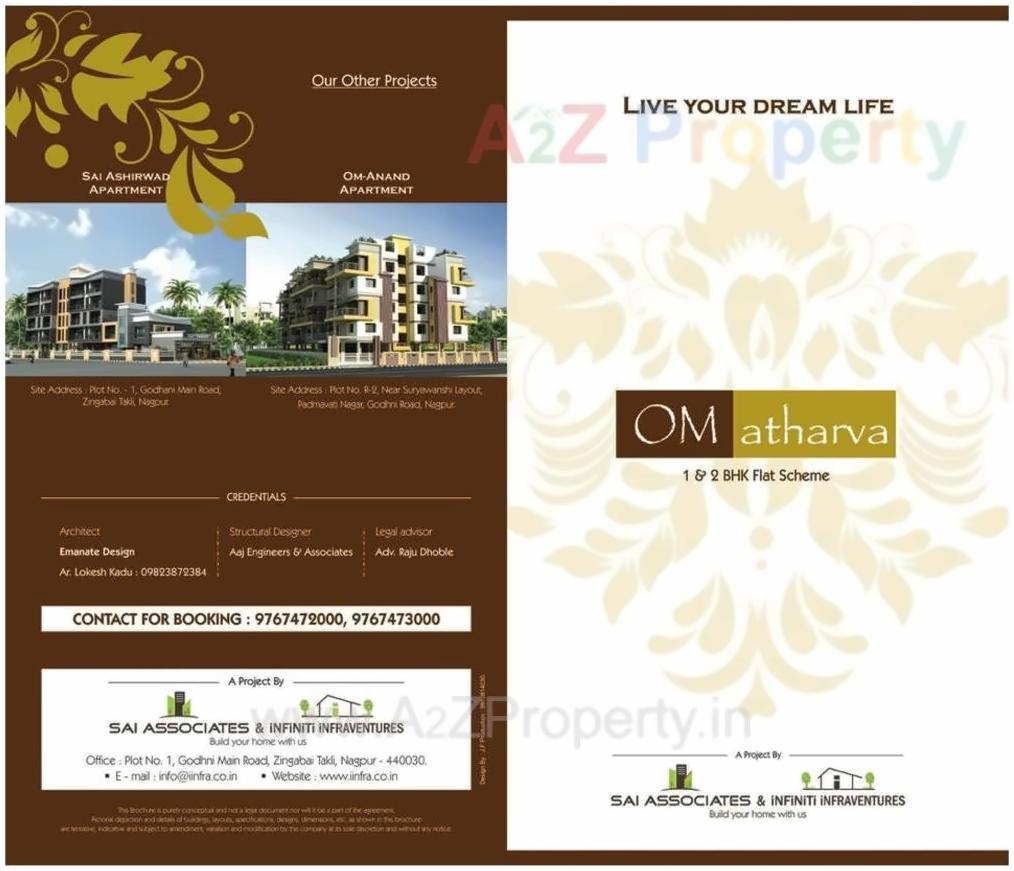  of real estate project Om Atharva Aparatment located at Godhani-railway, Nagpur, Maharashtra