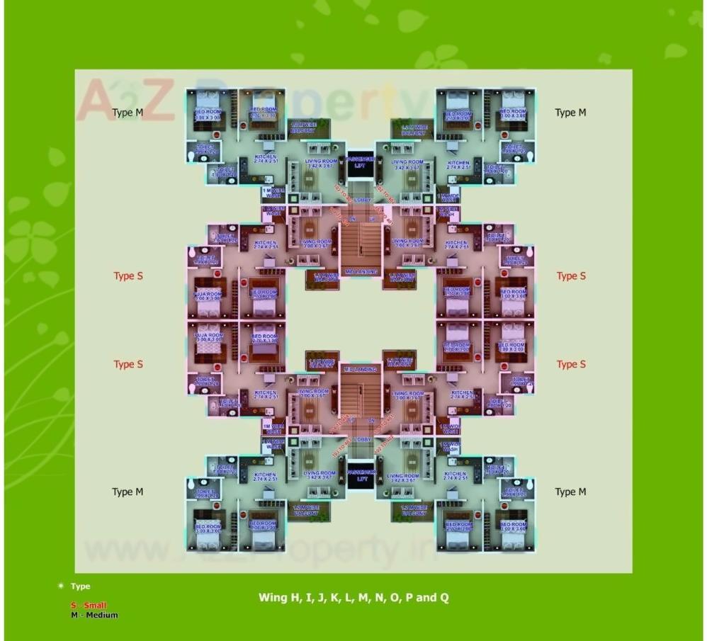 Layout of real estate project Paradise Hills New located at Wagdara-536084, Nagpur, Maharashtra