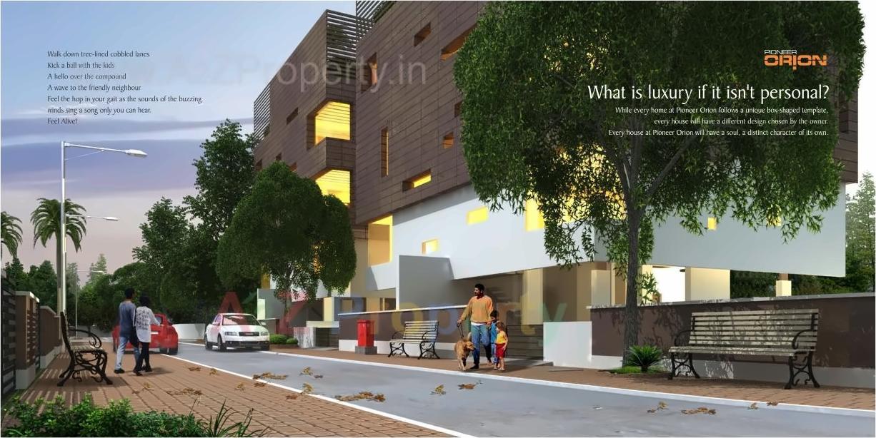 3D Elevation of real estate project Pioneer Orion located at Nagpur-m-corp, Nagpur, Maharashtra