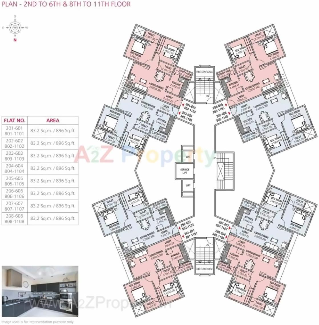 Layout of real estate project Pioneer Tulip located at Nagpur-m-corp, Nagpur, Maharashtra