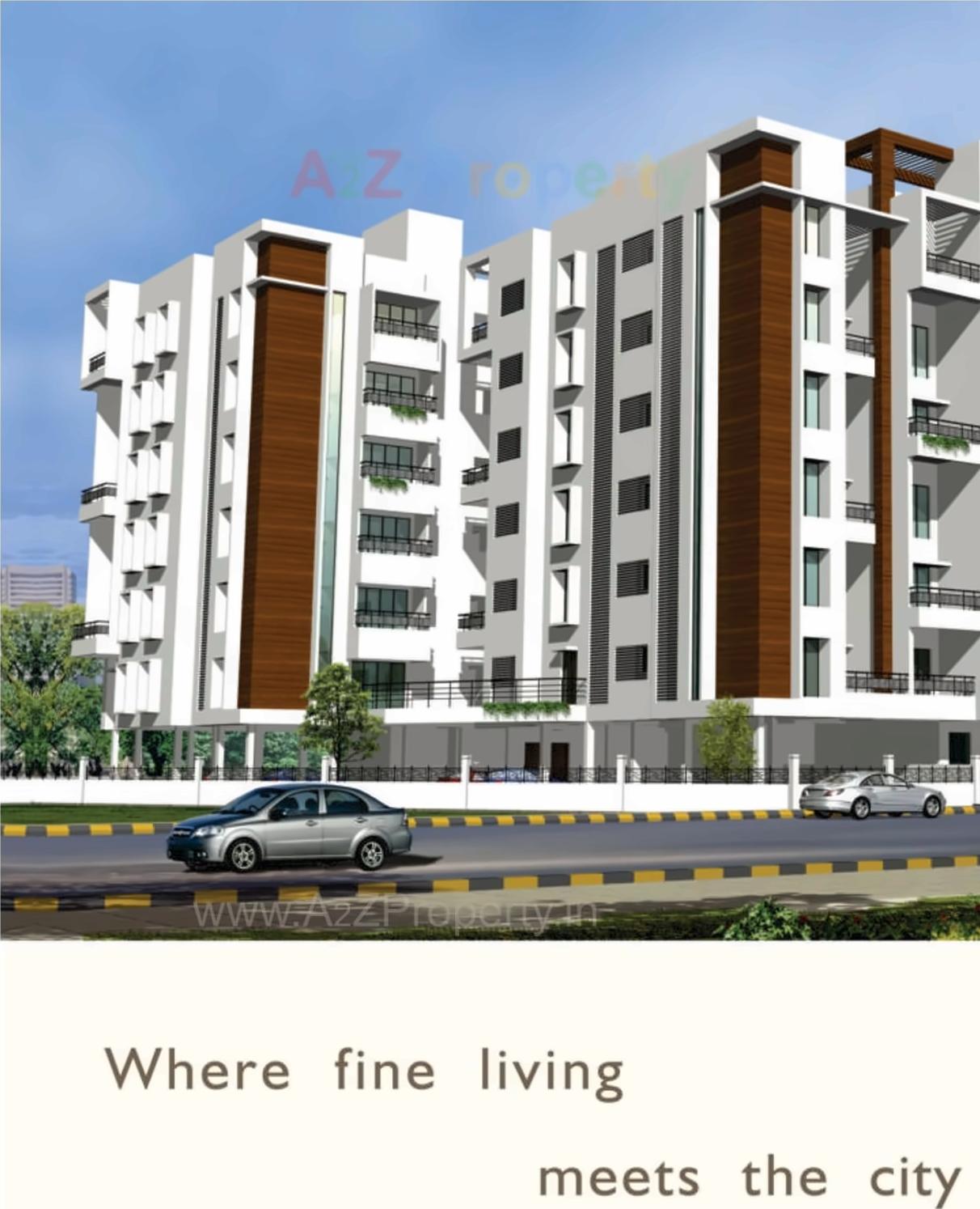 3D Elevation of real estate project Platinum Green located at Nagpur-m-corp, Nagpur, Maharashtra