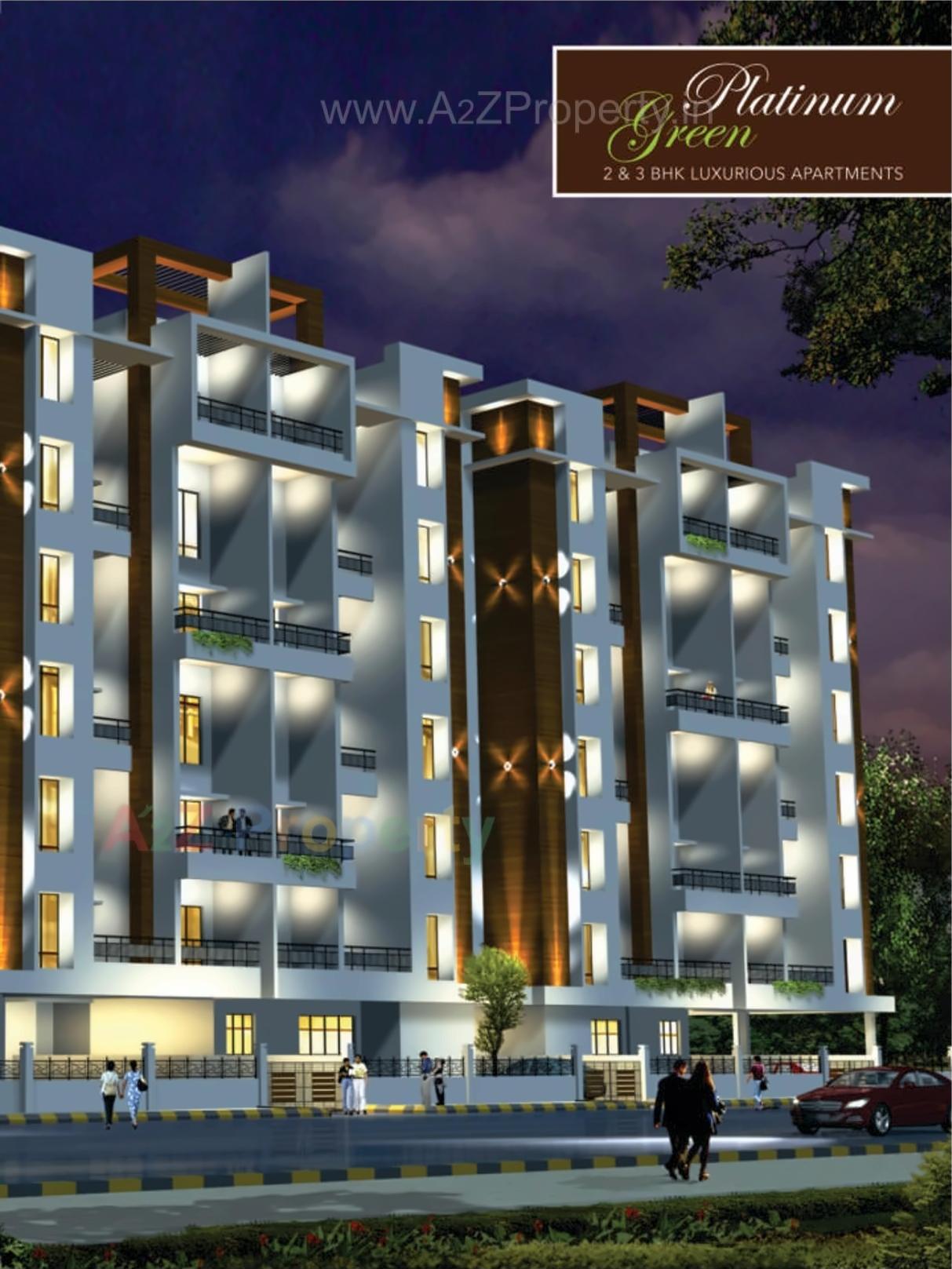 3D Elevation of real estate project Platinum Green located at Nagpur-m-corp, Nagpur, Maharashtra