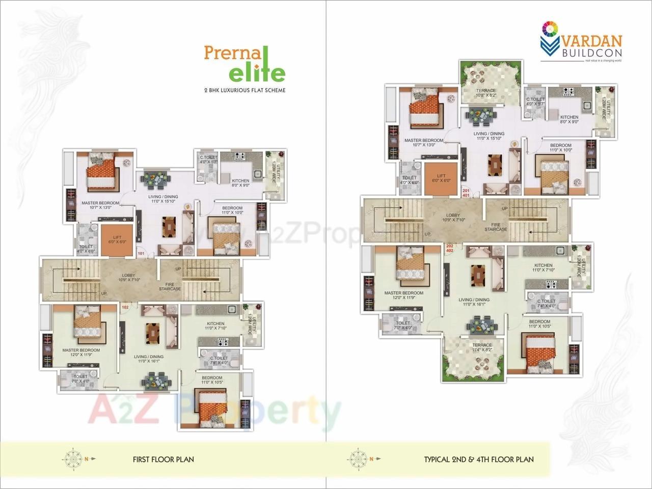 Layout of real estate project Prerna Elite located at Nagpur-m-corp, Nagpur, Maharashtra