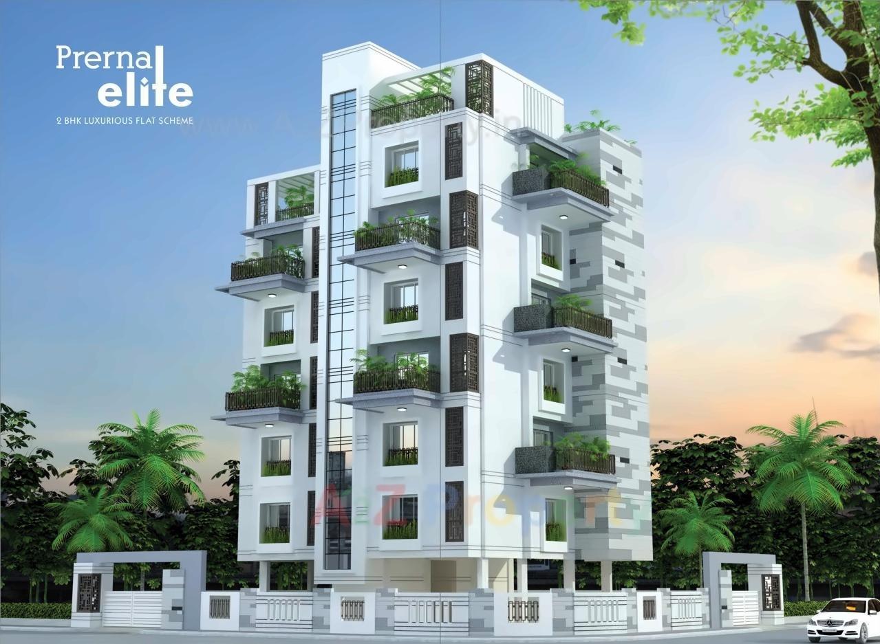 3D Elevation of real estate project Prerna Elite located at Nagpur-m-corp, Nagpur, Maharashtra