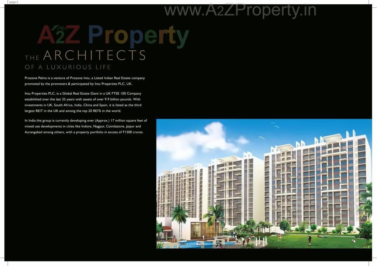 3D Elevation of real estate project Prozone Palms located at Nagpur-m-corp, Nagpur, Maharashtra