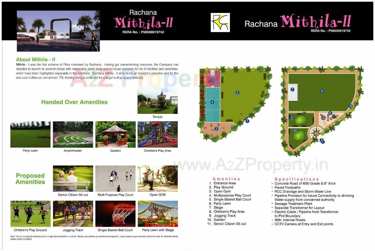  of real estate project Rachana Mithila Ii located at Pipla, Nagpur, Maharashtra