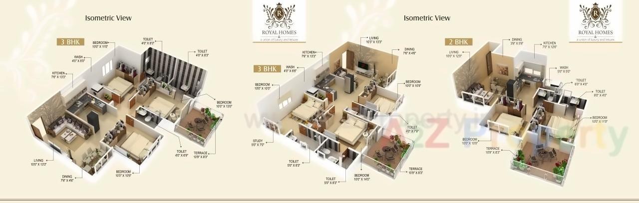 Layout of real estate project Royal Homes located at Nagpur-m-corp, Nagpur, Maharashtra