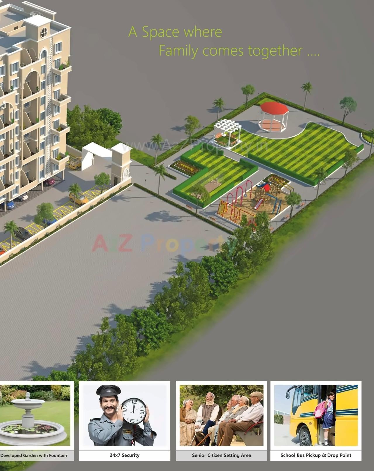 3D Elevation of real estate project Royal Homes located at Nagpur-m-corp, Nagpur, Maharashtra