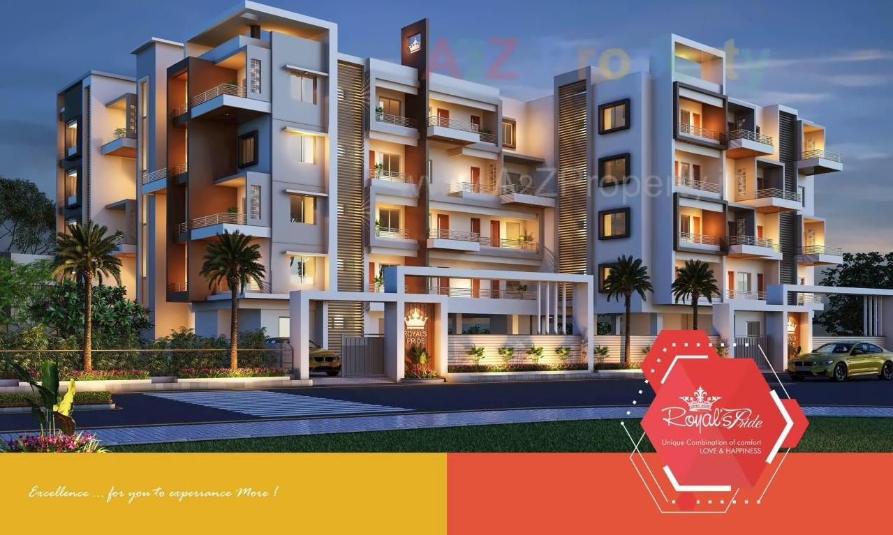 3D Elevation of real estate project Royal Pride located at Nagpur-m-corp, Nagpur, Maharashtra