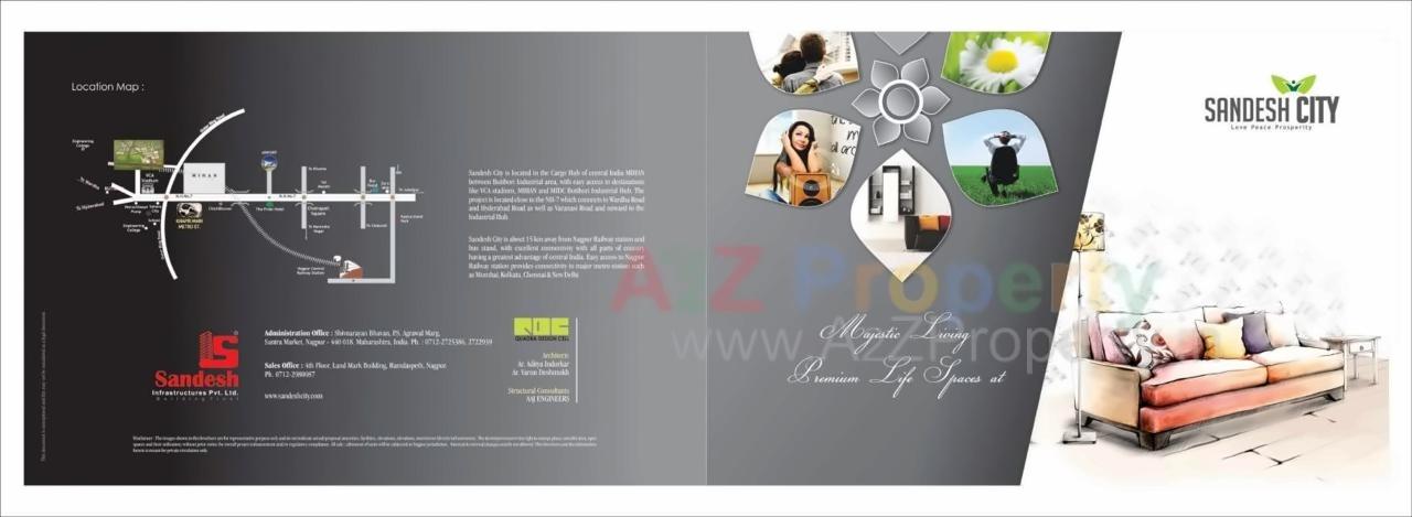  of real estate project Sandesh City Apartment located at Jamtha, Nagpur, Maharashtra