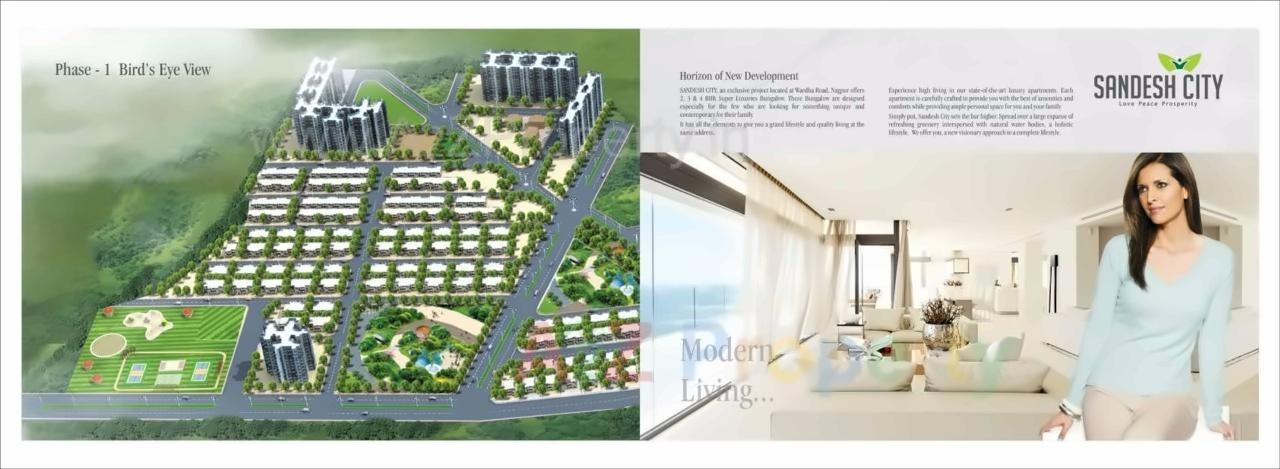  of real estate project Sandesh City Apartment located at Jamtha, Nagpur, Maharashtra