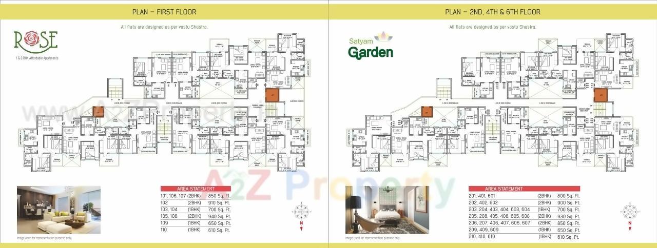 Layout of real estate project Satyam Rose located at Godhani-railway, Nagpur, Maharashtra