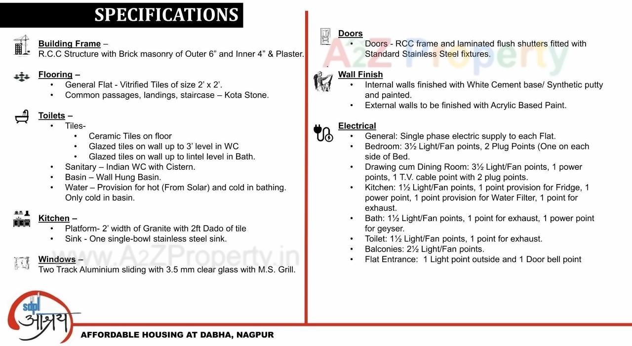  of real estate project Sdpl Aashray located at Nagpur-m-corp, Nagpur, Maharashtra