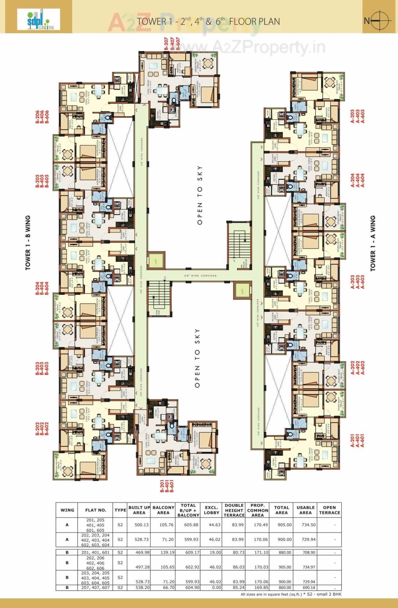 Layout of real estate project Sdpl Greens Ii located at Nagpur-m-corp, Nagpur, Maharashtra