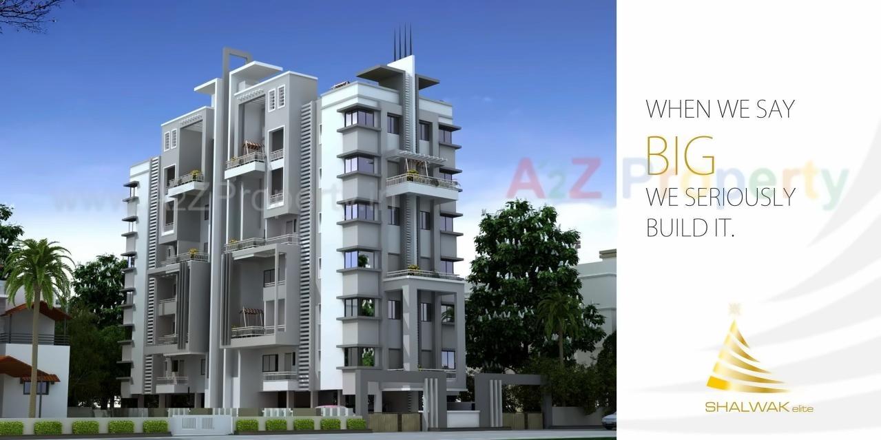 3D Elevation of real estate project Shalwak Elite located at Nagpur-m-corp, Nagpur, Maharashtra