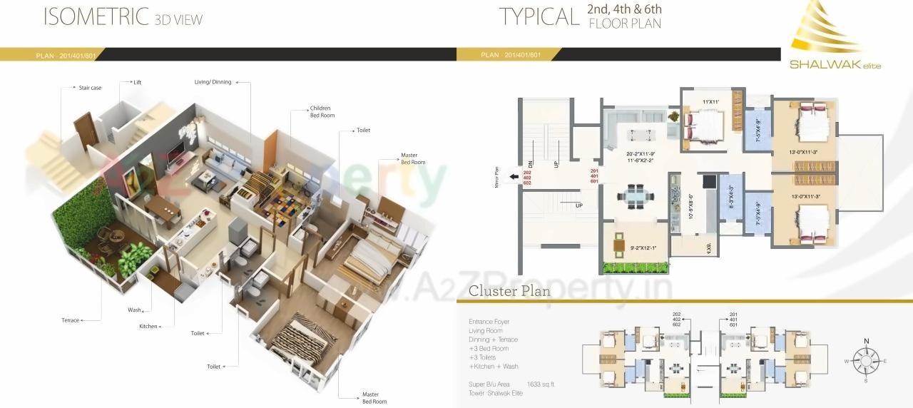 Layout of real estate project Shalwak Elite located at Nagpur-m-corp, Nagpur, Maharashtra