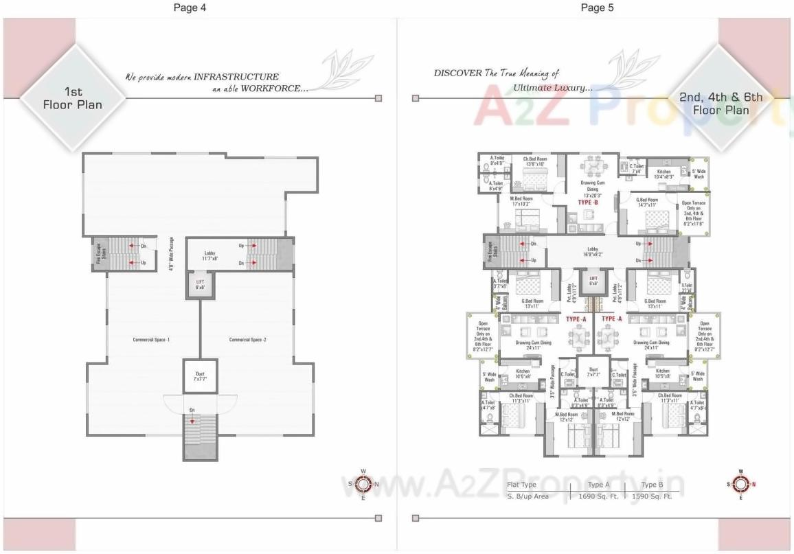 Layout of real estate project Shree Chandrika Mansion located at Nagpur-m-corp, Nagpur, Maharashtra