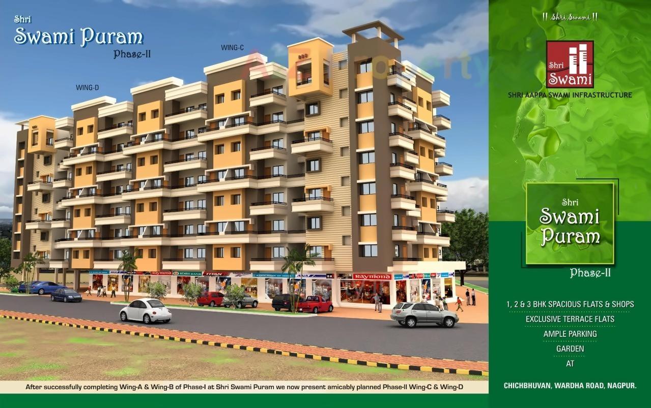 3D Elevation of real estate project Shri Swami Puram located at Nagpur-m-corp, Nagpur, Maharashtra