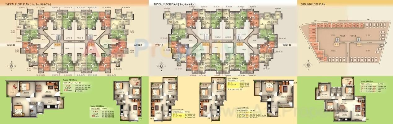 Layout of real estate project Shri Swami Puram located at Nagpur-m-corp, Nagpur, Maharashtra