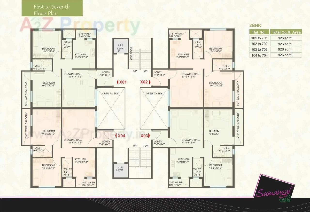 Layout of real estate project Sumangal Vihar located at Isasani-ct, Nagpur, Maharashtra