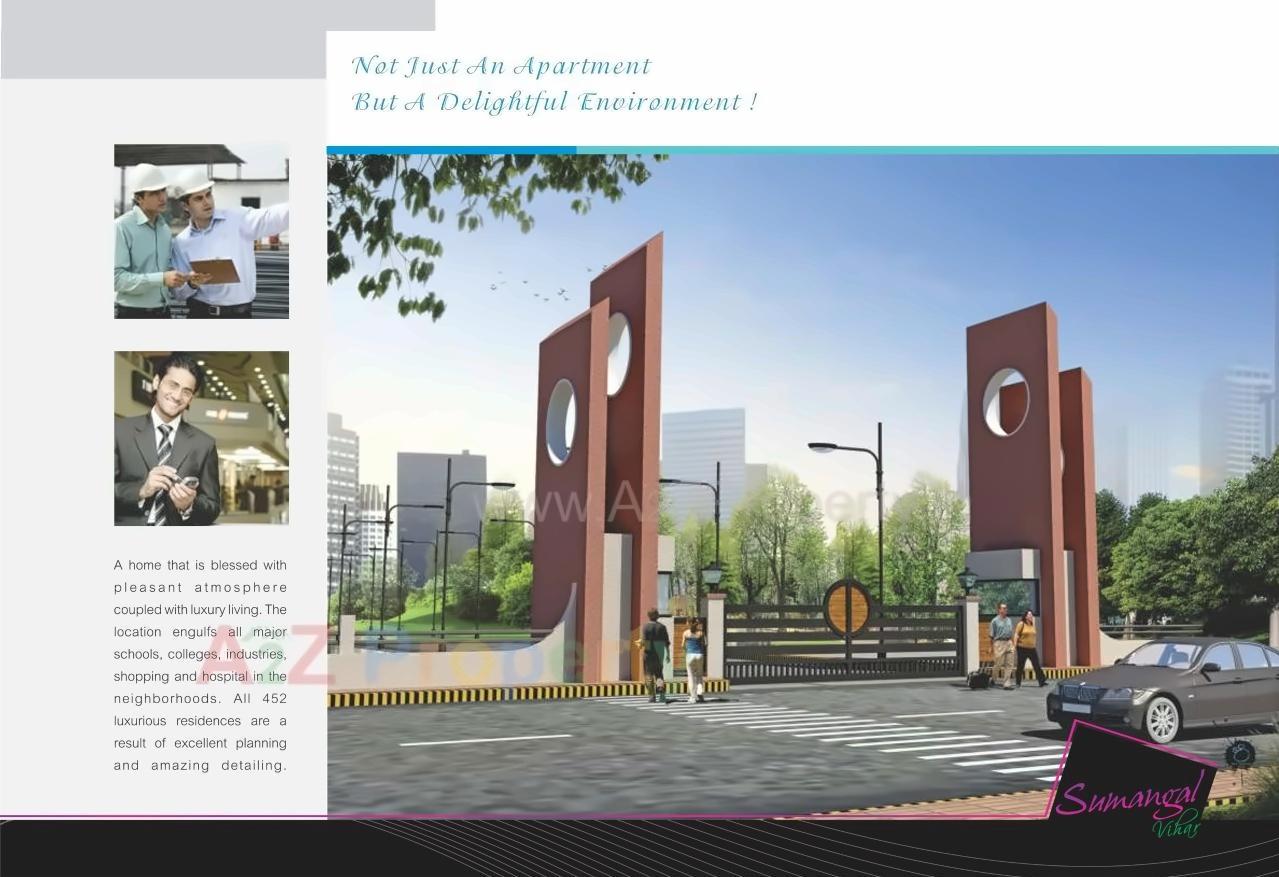 3D Elevation of real estate project Sumangal Vihar located at Isasani-ct, Nagpur, Maharashtra