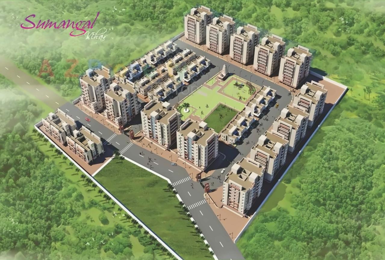 3D Elevation of real estate project Sumangal Vihar located at Isasani-ct, Nagpur, Maharashtra
