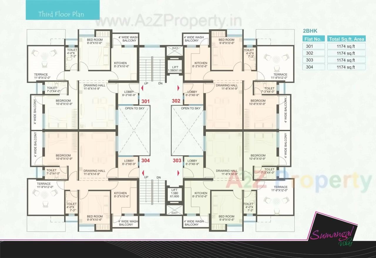 Layout of real estate project Sumangal Vihar located at Isasani-ct, Nagpur, Maharashtra