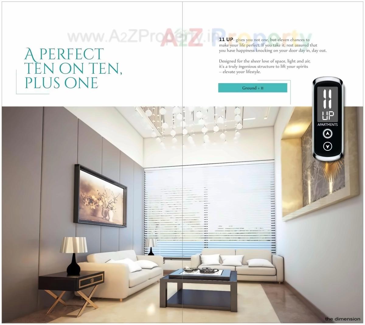 Layout of real estate project Universal 11 Up Apartments located at Nagpur-m-corp, Nagpur, Maharashtra