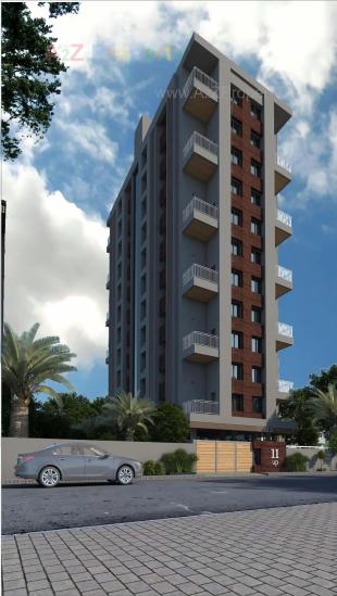 Elevation of real estate project Universal 11 Up Apartments located at Nagpur-m-corp, Nagpur, Maharashtra