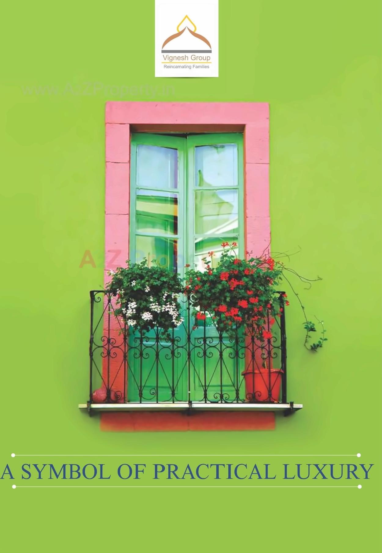 3D Elevation of real estate project Vignesh Veretx located at Nagpur-m-corp, Nagpur, Maharashtra