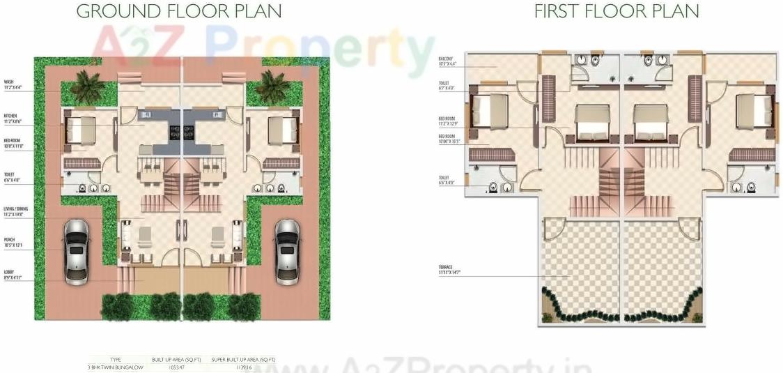 Layout of real estate project Vrindavan located at Jamtha, Nagpur, Maharashtra