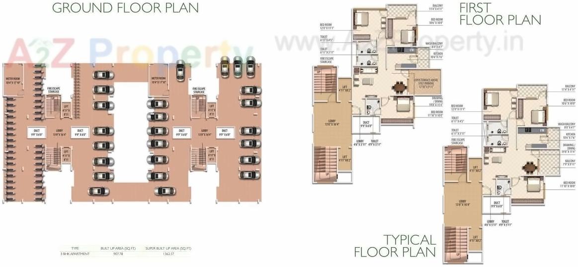 Layout of real estate project Vrindavan located at Jamtha, Nagpur, Maharashtra