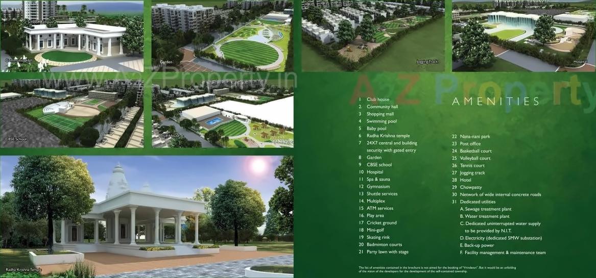 3D Elevation of real estate project Vrindavan located at Jamtha, Nagpur, Maharashtra