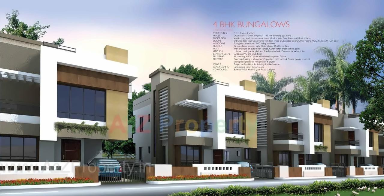 3D Elevation of real estate project Vrindavan located at Jamtha, Nagpur, Maharashtra