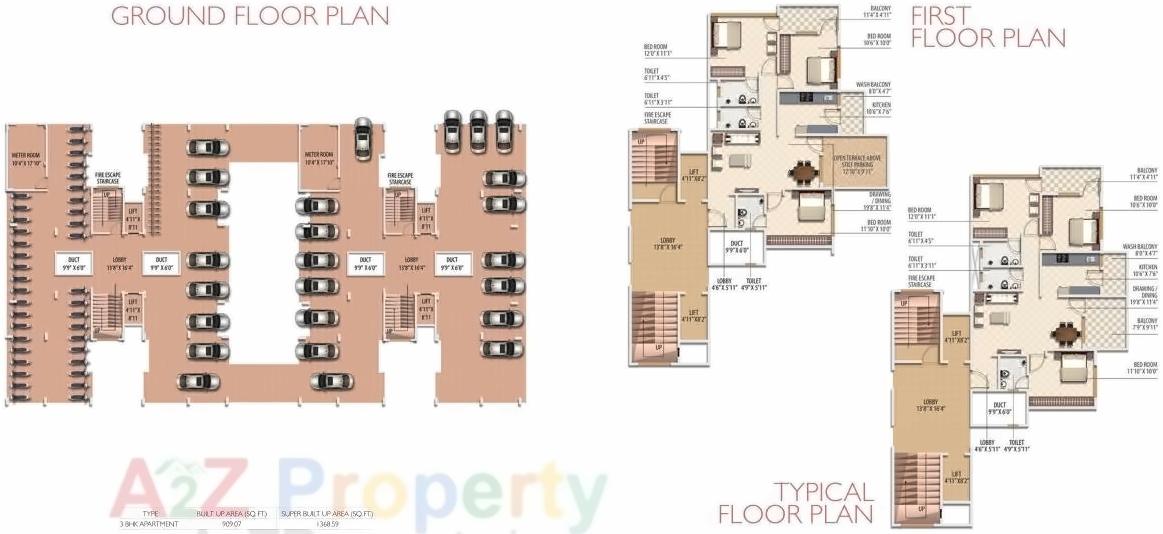 Layout of real estate project Vrindavan located at Jamtha, Nagpur, Maharashtra
