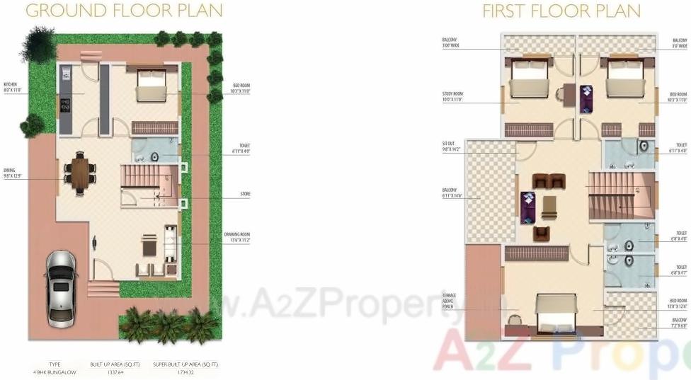 Layout of real estate project Vrindavan located at Jamtha, Nagpur, Maharashtra