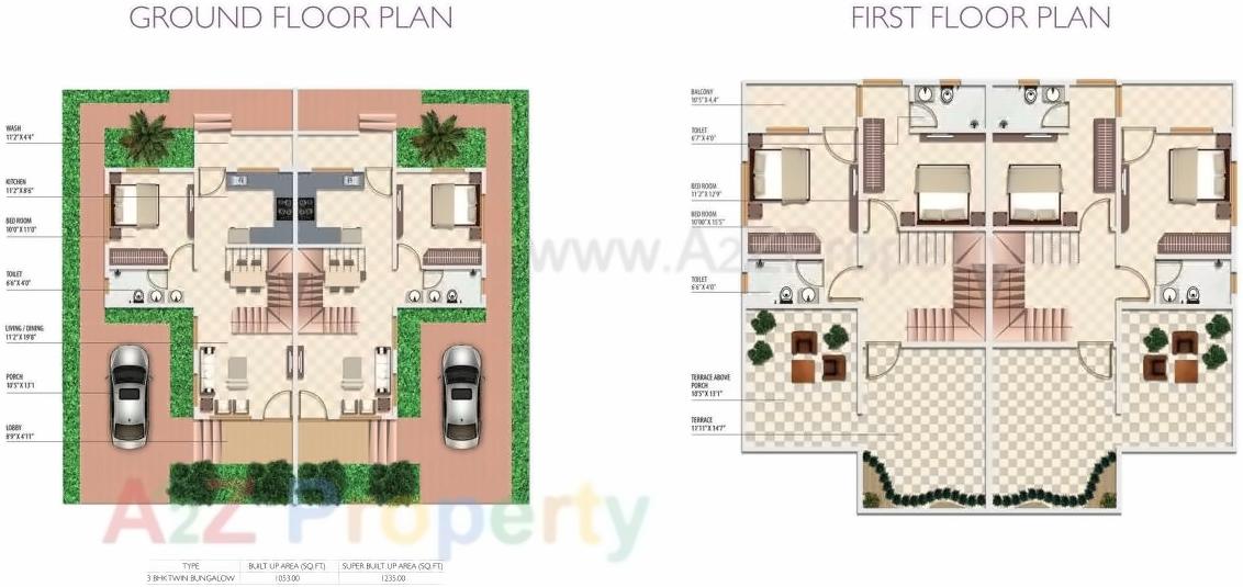 Layout of real estate project Vrindavan located at Jamtha, Nagpur, Maharashtra