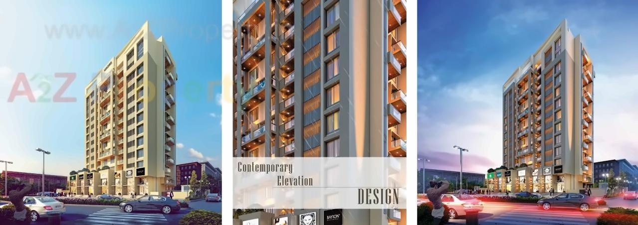 3D Elevation of real estate project Aanushree Residency located at Indiranagar, Nashik, Maharashtra