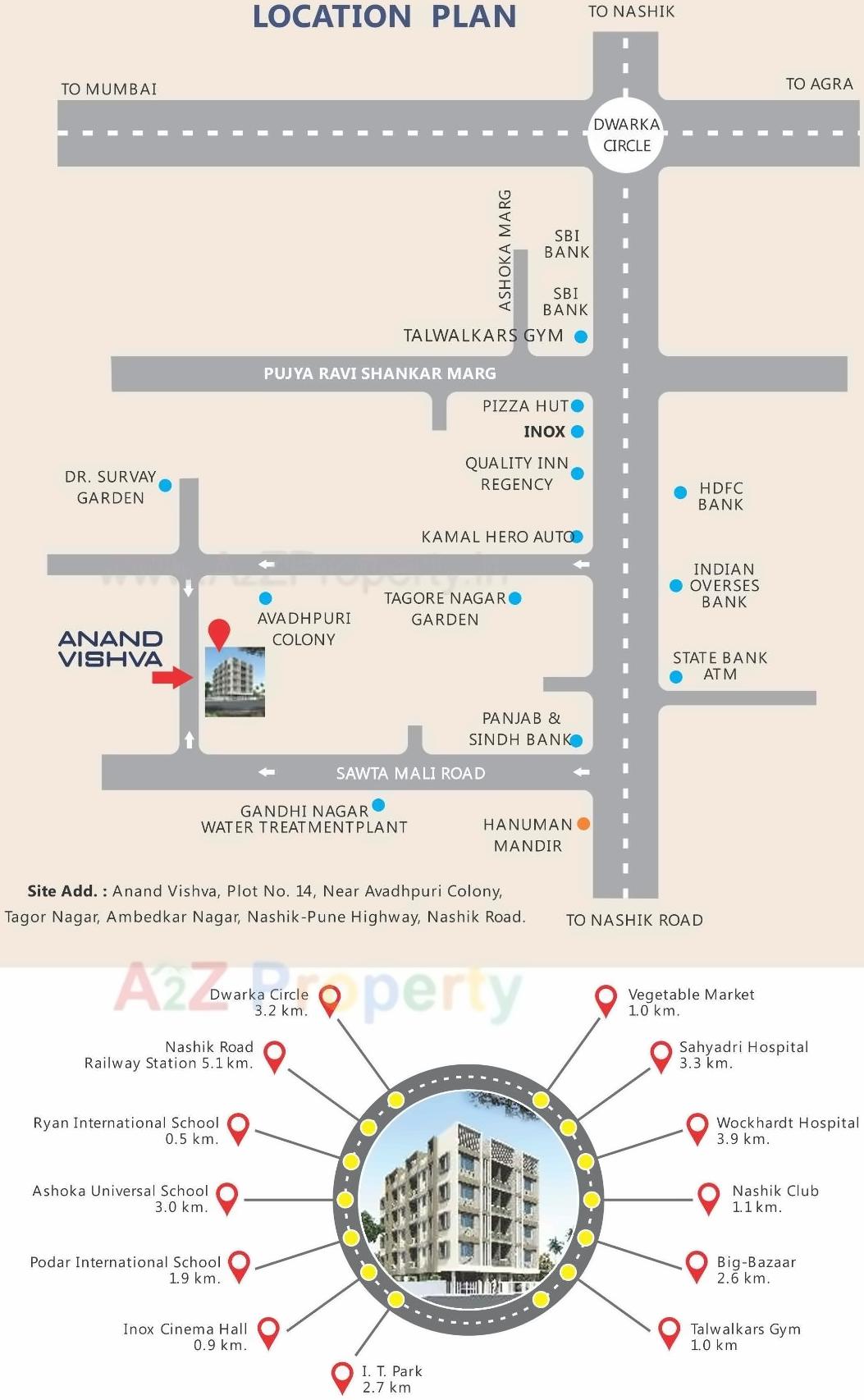  of real estate project Anand Vishva located at Nashik, Nashik, Maharashtra