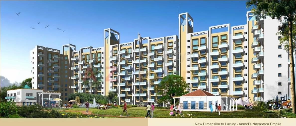 3D Elevation of real estate project Anmol Nayantara Empire located at Nashik, Nashik, Maharashtra